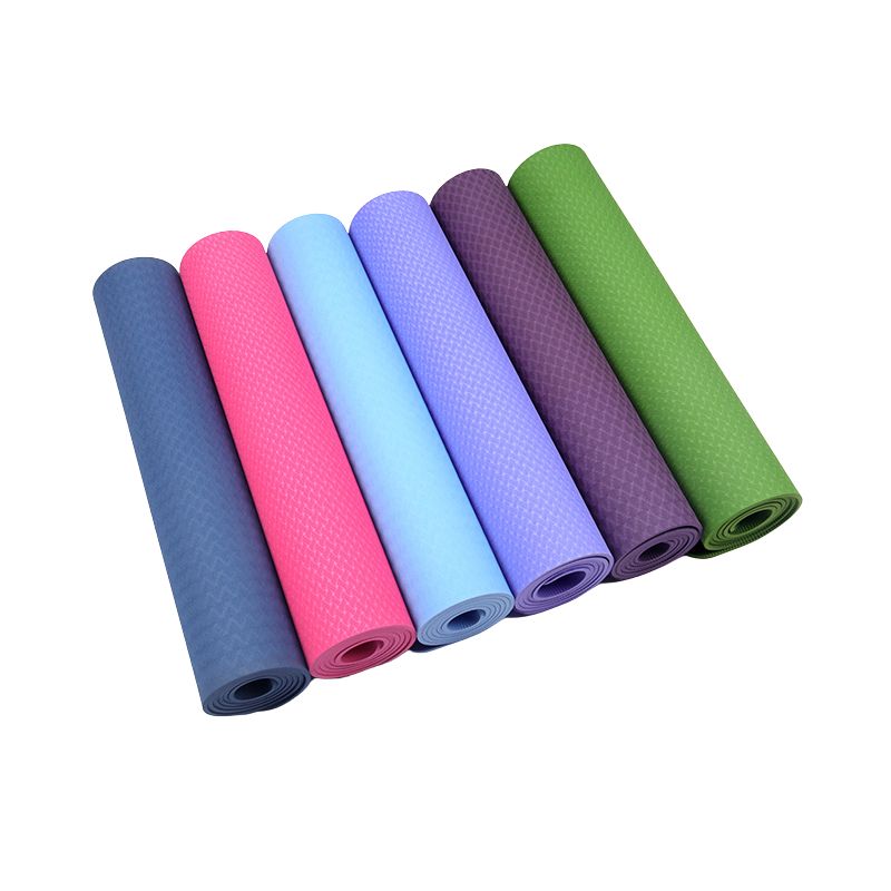 Bán buôn độ dày thảm yoga (4/6/8mm) Thuốc tập thể dục MAT MAT MIGHT TPE Yoga Yoga Mata Mật độ cao, phù hợp cho yoga tạinhà, tập thể dục, pilates.